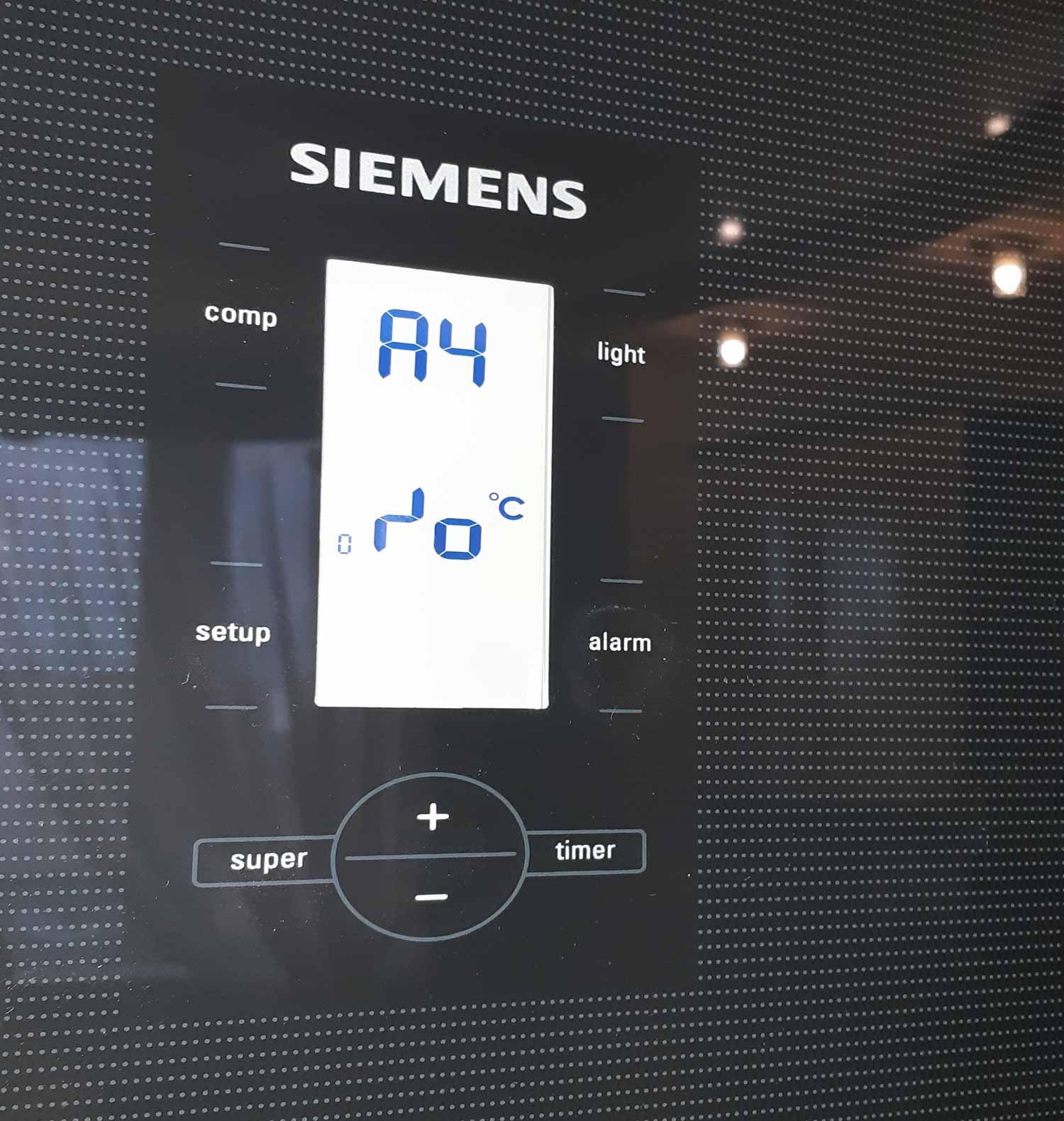 Коды ошибок холодильников Siemens